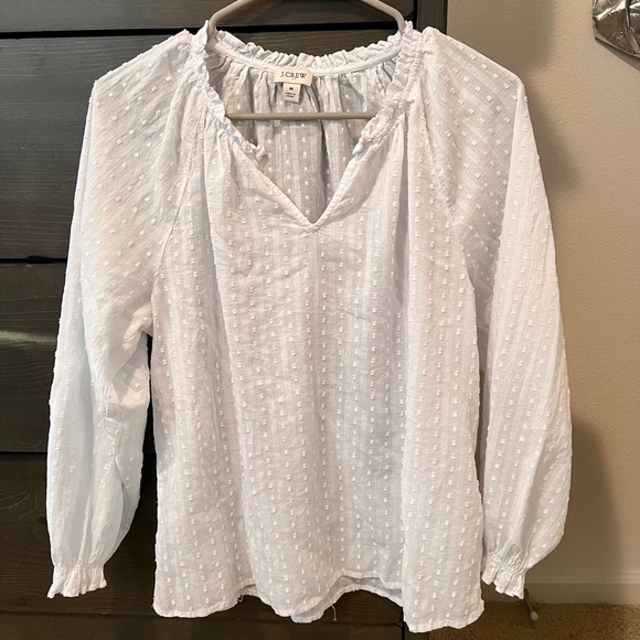 J. Crew Tops - J. Crew - 50% off bundles of 2 or more! -  white eyelet blouse